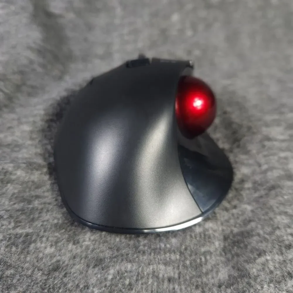 ELECOM EX-G Wired Trackball Mouse M-XT2URBK-G Vgc No Dongle No Battery Cover